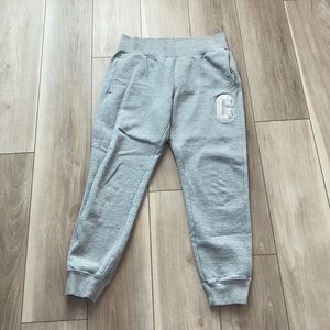 EUC Women’s Champion Grey Gray Sweatpants with Pockets Size M Medium